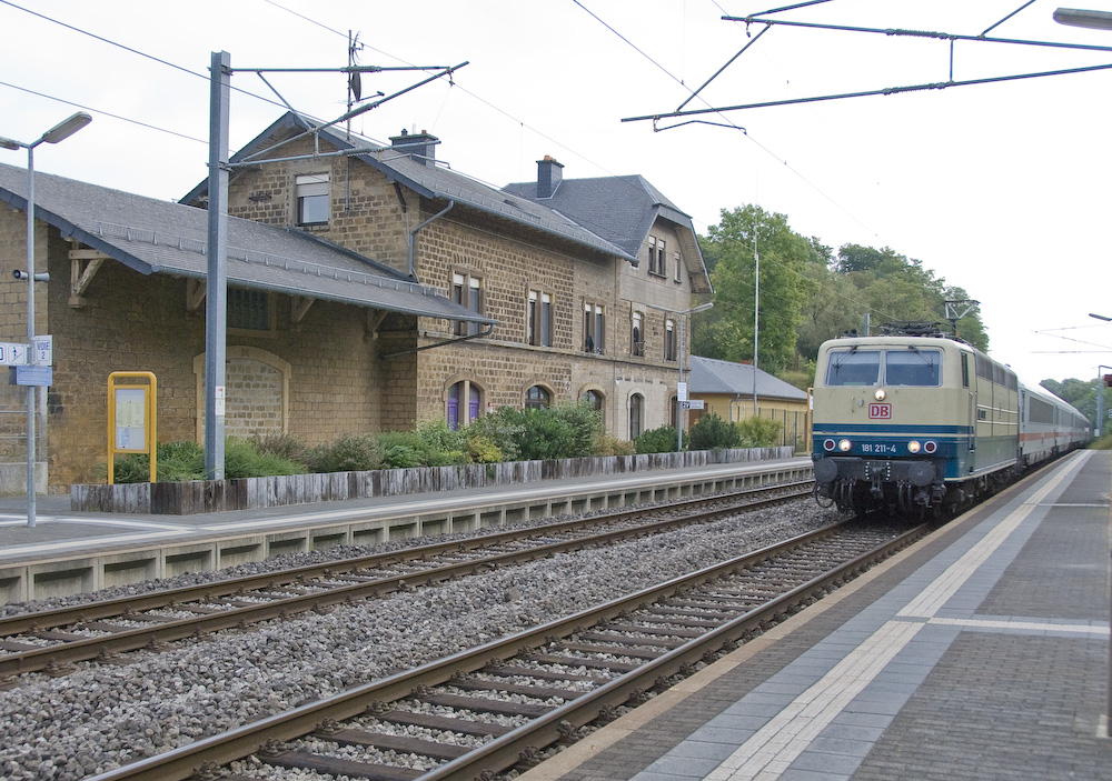 Durchfahrt in Sandweiler - Contern