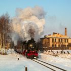 Durchfahrt Olbersdorf-Niederdorf bei -20 Grad