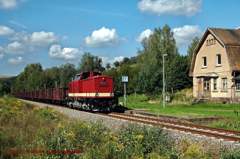 Durchfahrt unter Volllast ...