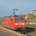 Durchfahrt von 185 078-3 im Bf Weil a. Rhein