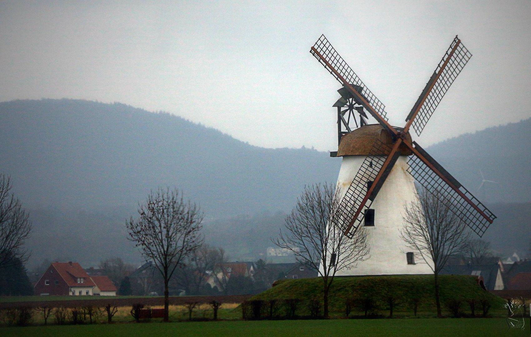 Durchfahrtholländer-Mühle