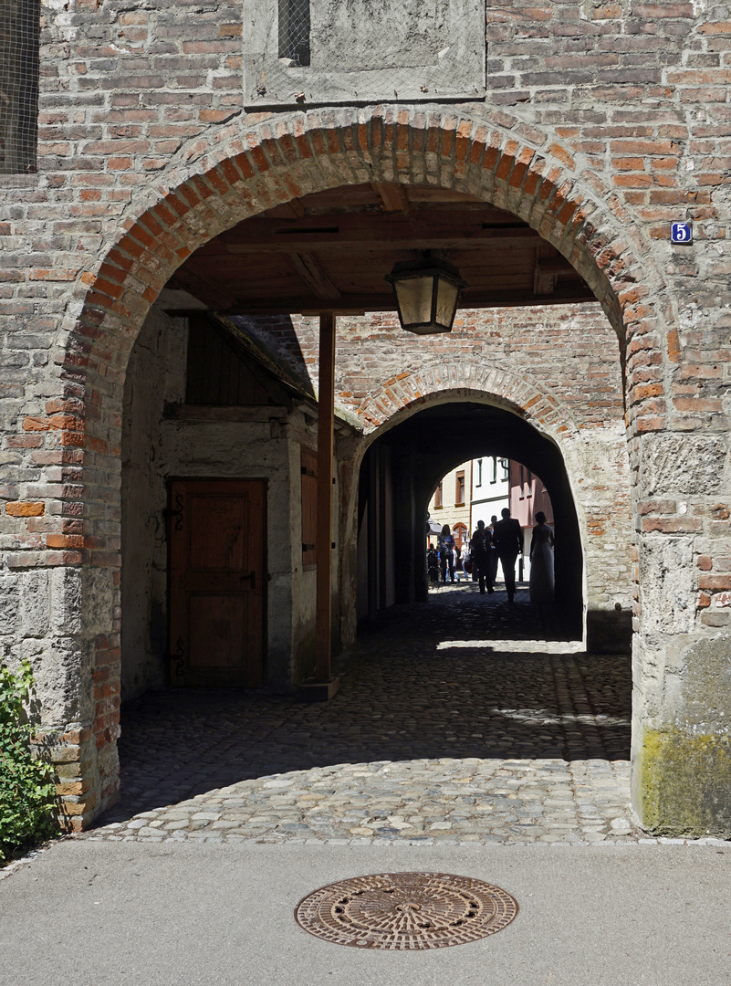 Durchgang der Memminger Stadtmauer