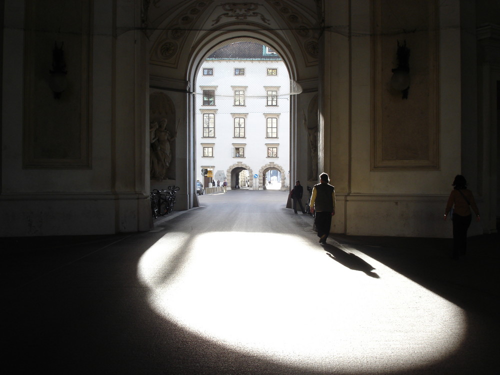 Durchgang Hofburg in Wien