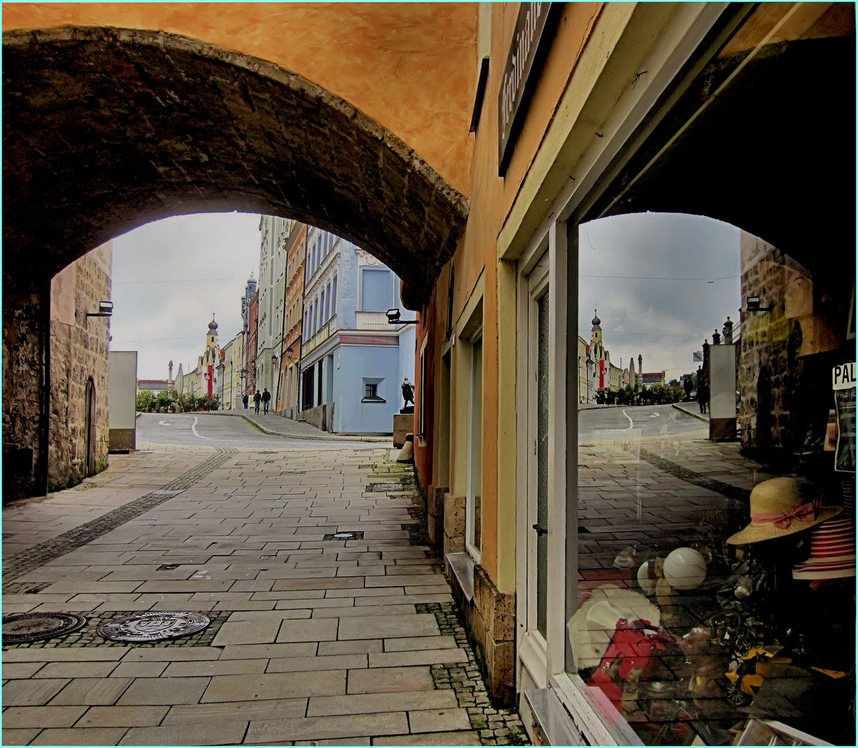 Durchgang zum Stadtplatz in Burghausen