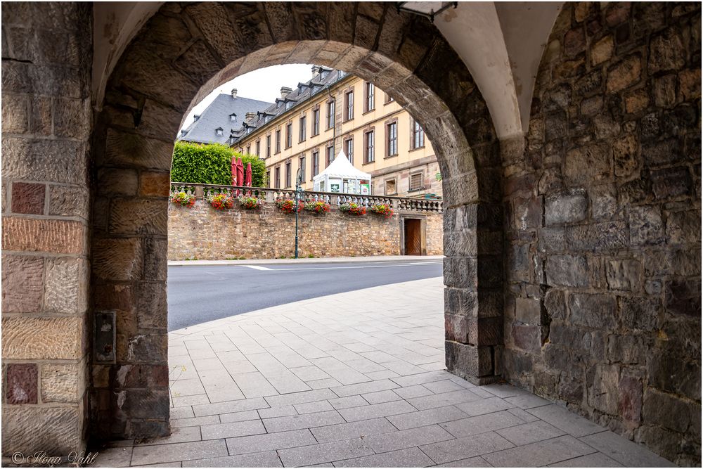 Durchgang zum Stadtschloss Fulda