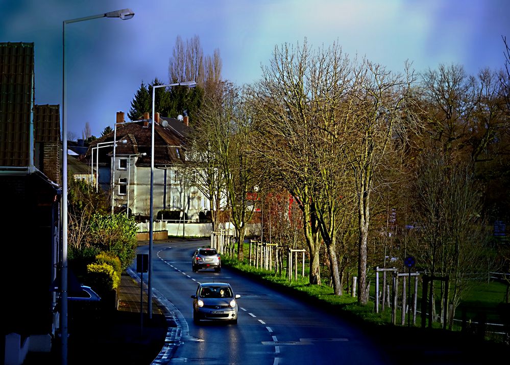 Durchgangsstraße in der berühmten ...