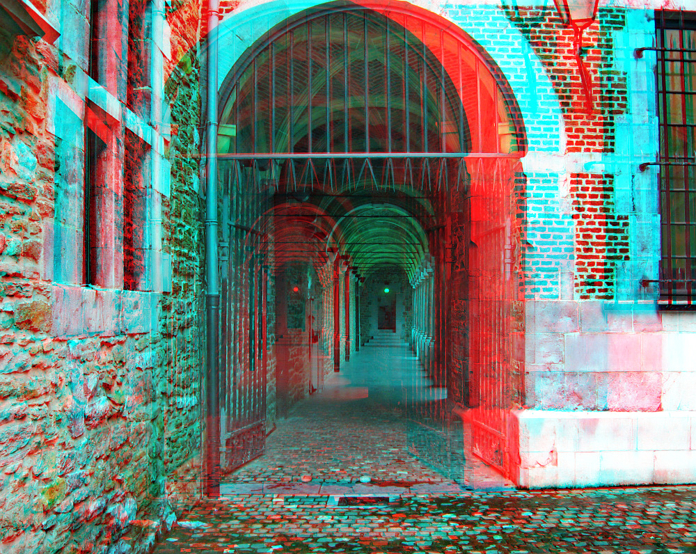 Durchgehend (3DBild mit Rot/CyanBrille betrachten) Foto & Bild stereoskopische