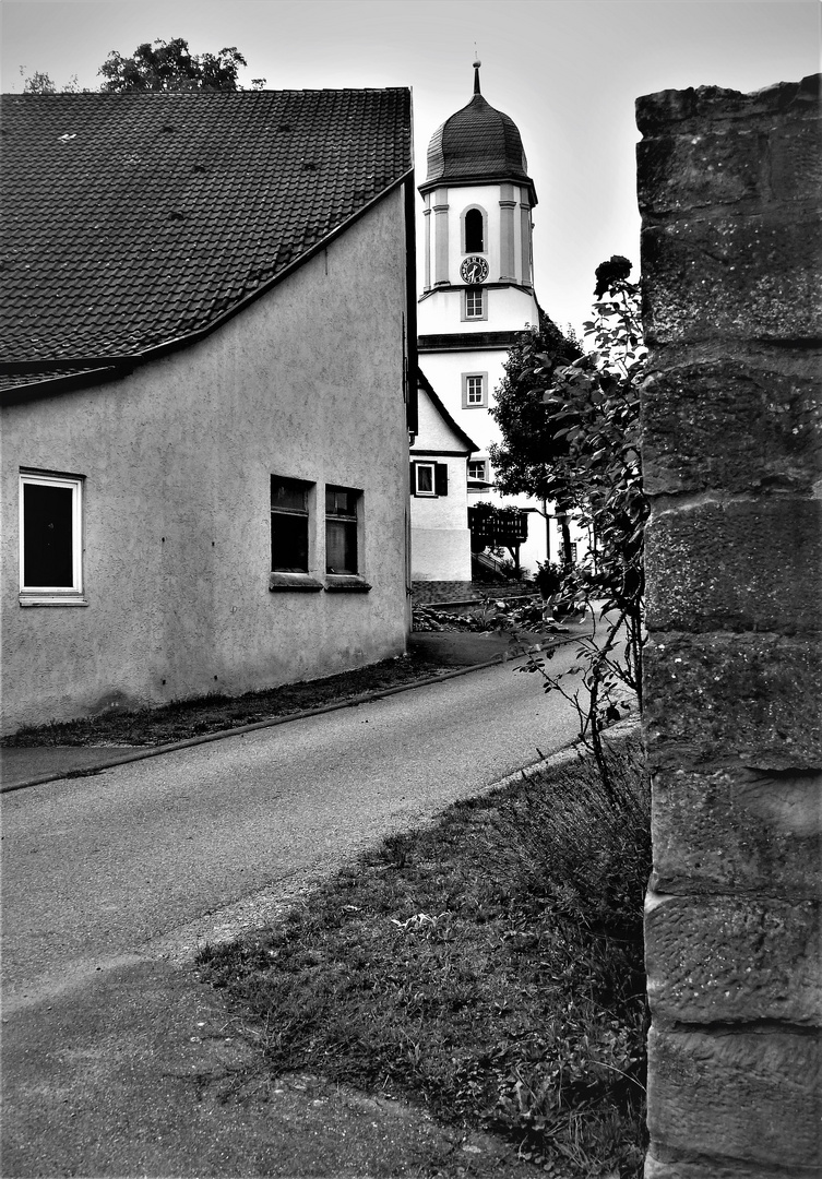 durchgeschaut - Der Kirchturm von Unterkessach