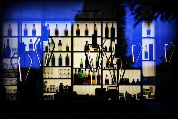 Durch's Fenster geblickt