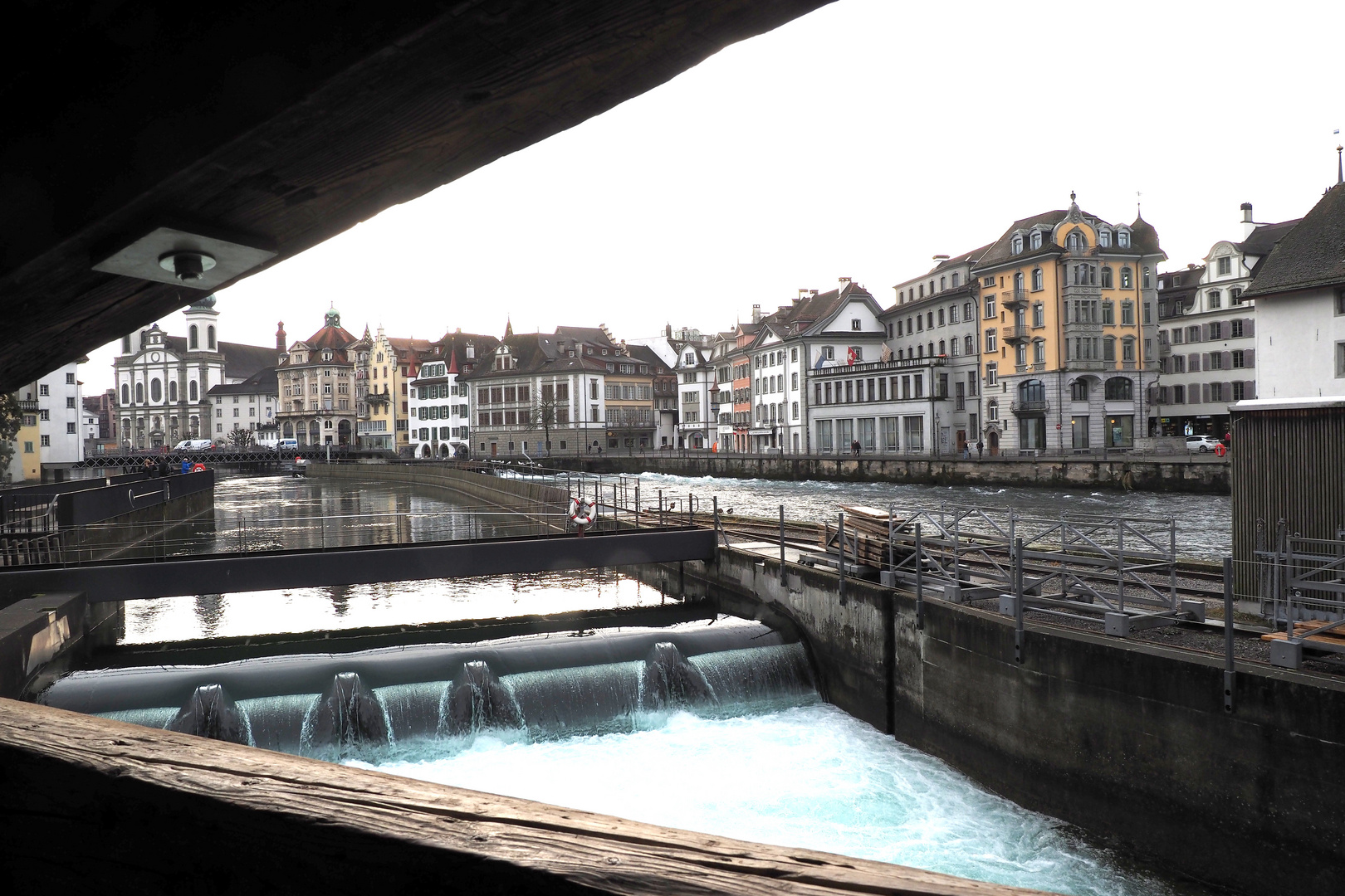 durchsicht auf luzern