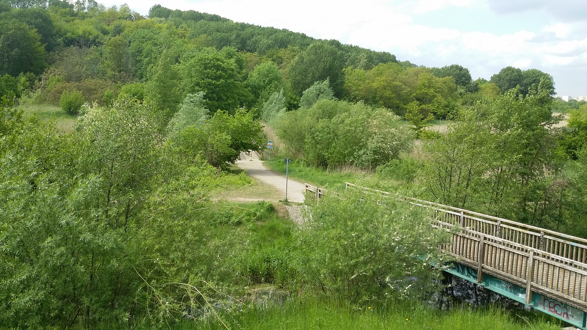 Durchwegung des WUHLETAL'S in westliche Richtung zum KIENBERG