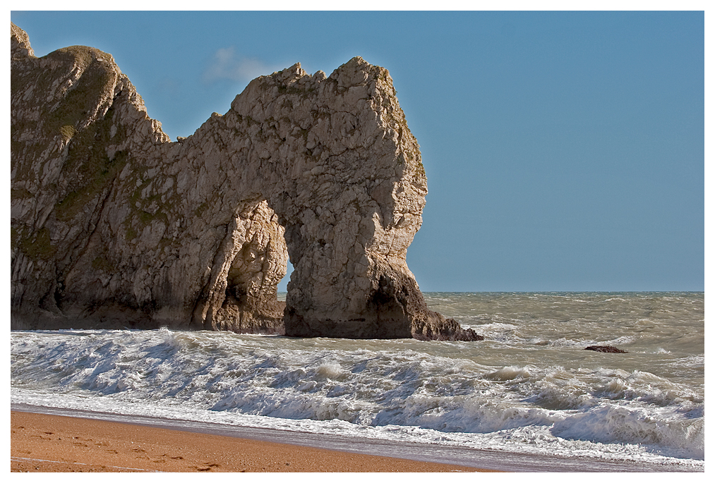 Durdle Door bei rauer See