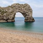 Durdle Door mit Segelboot