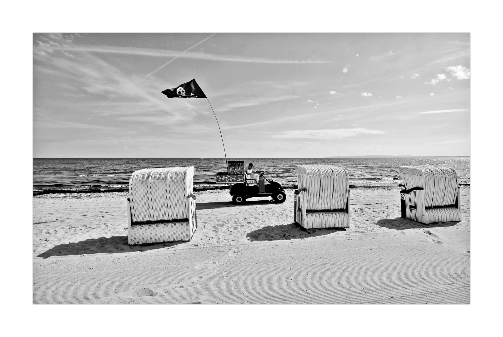 Durstvoll war ich, als da grad - geflogen kam der Strandpirat