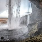 Duschvorhang  -   hinterm Seljalandsfoss.