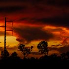 Dusk, Arnhem Highway, Wetlands, Northern Territory, Australia