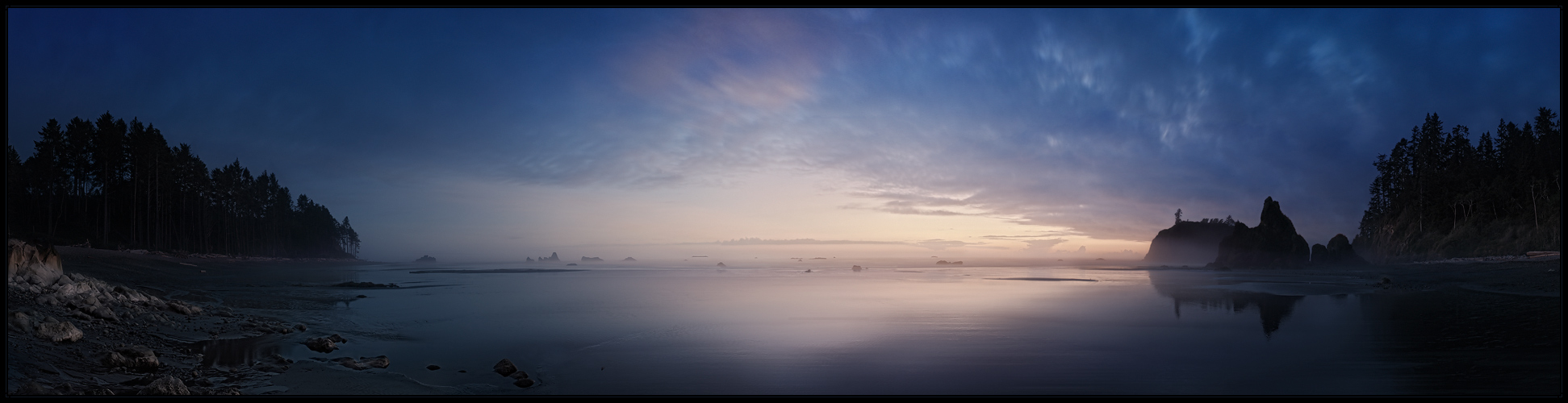 Dusk at Ruby Beach