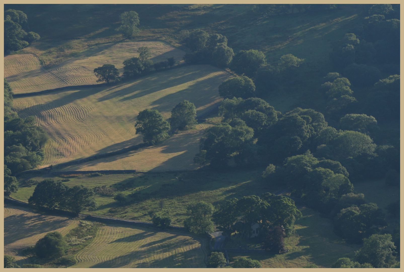 dusk in the Newlands valley