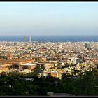 Dusk on Barcelona