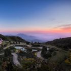 Dusk on the top of Thailand