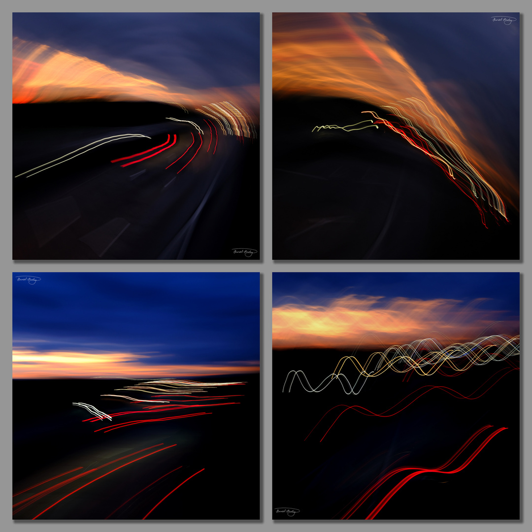 dusk painting A66 (Collage)