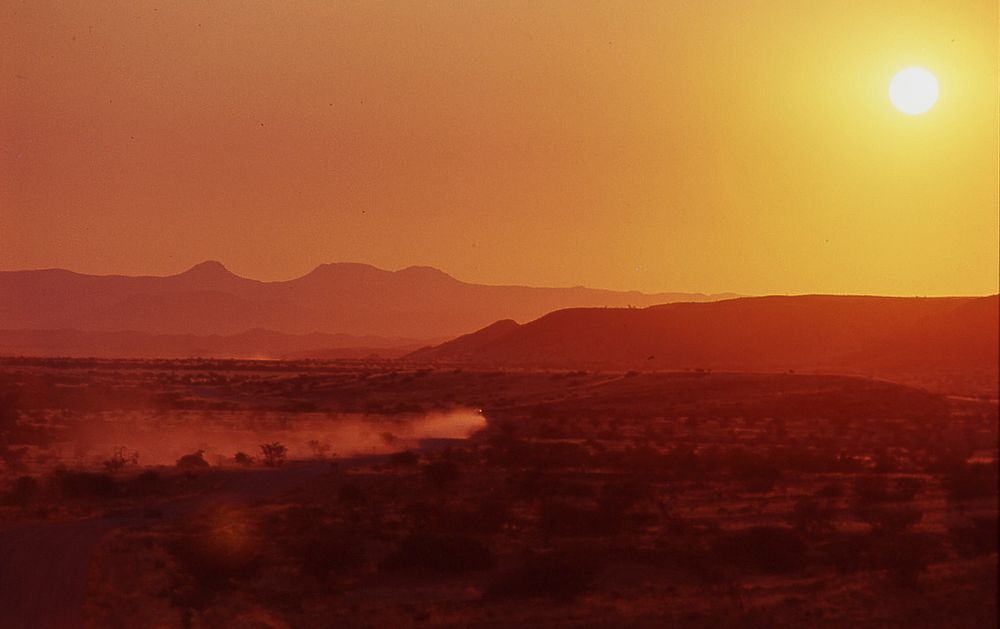 Dust afternoon - North Namibia