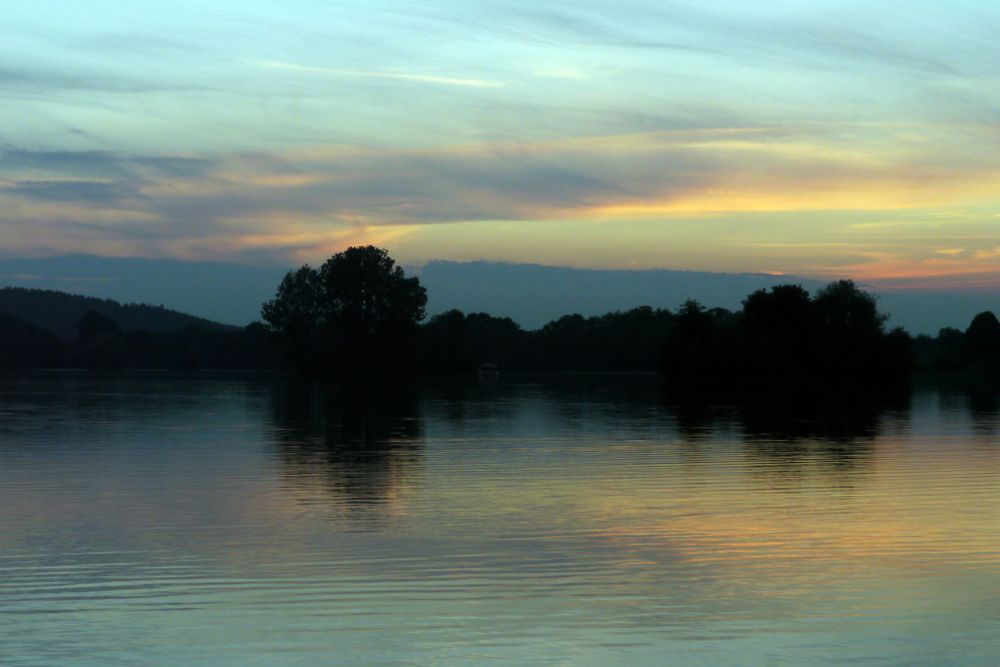 Dutenhofener See am Abend