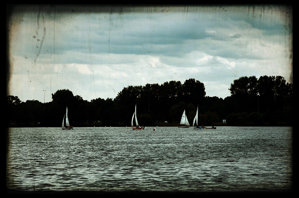 Dutzendteich mit Segelbooten