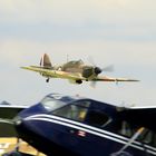 Duxford 07_2014: Hawker Hurricane flyby