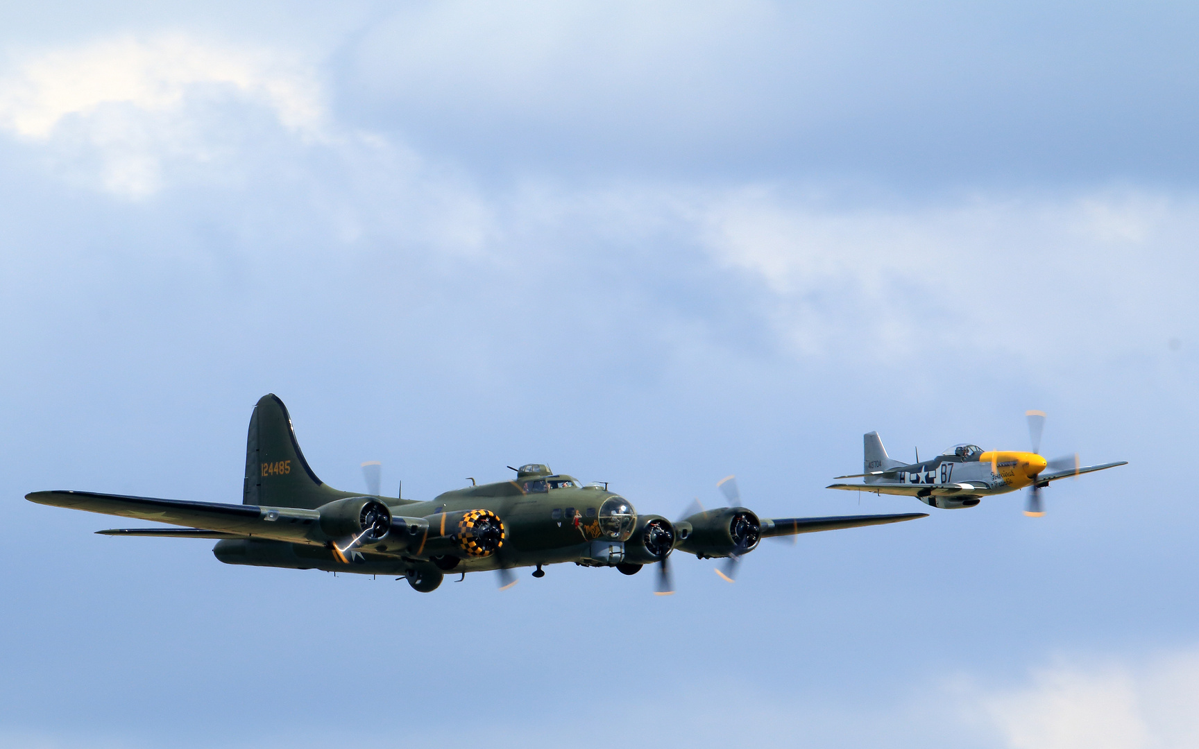 Duxford 07_2014_B-17_P-51