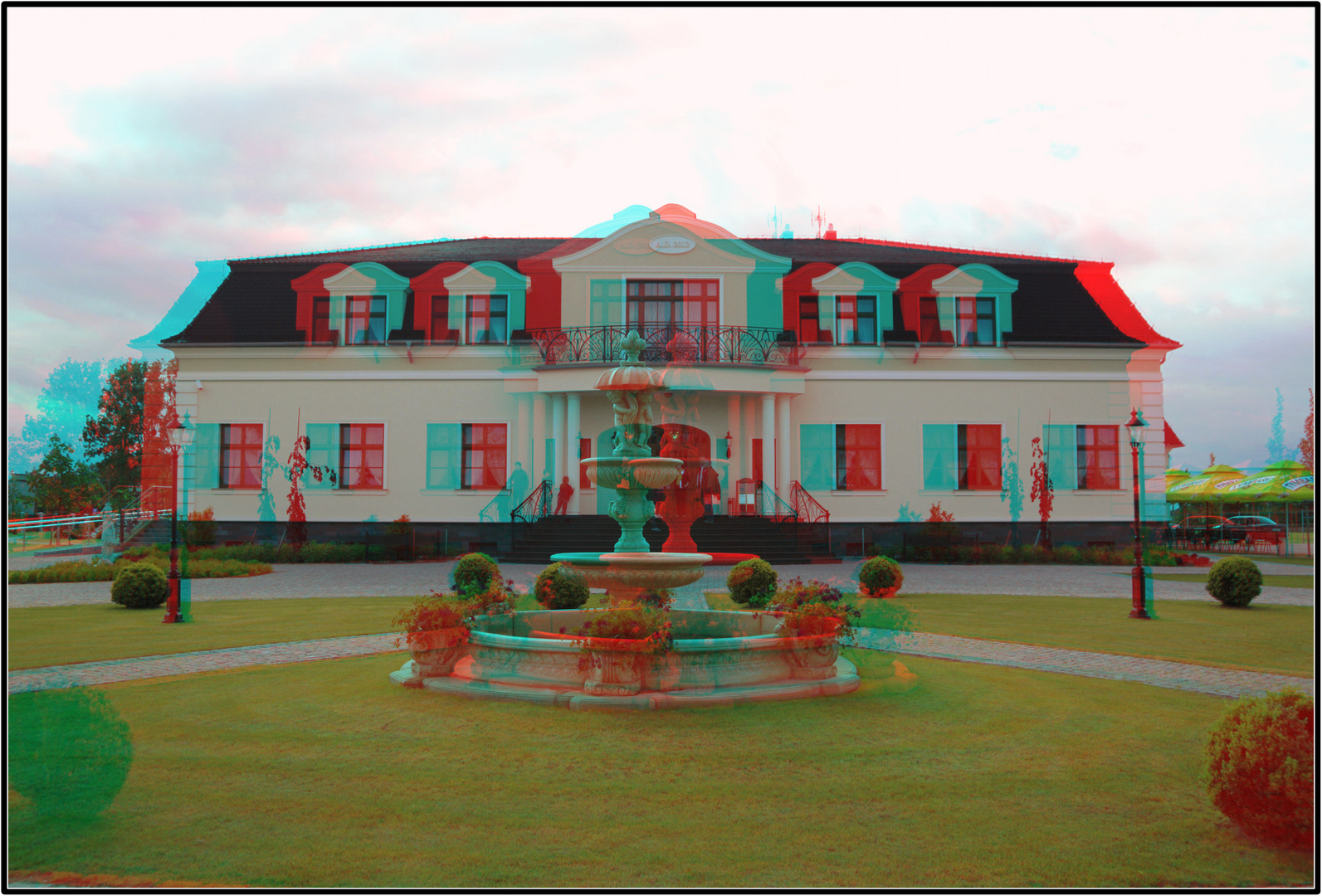 "Dworek" w Komornie 3D ( Rot/Cyan) Anaglyphe