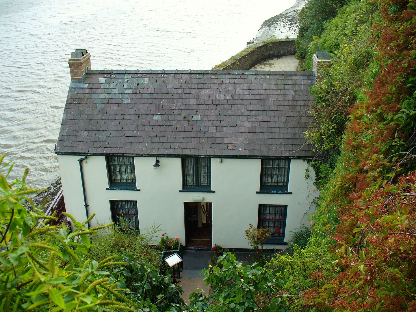 Dylan Thomas....sein Wohnhaus in Laugharne Wales....