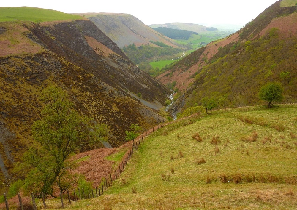 Dylife gorge, Mid Wales