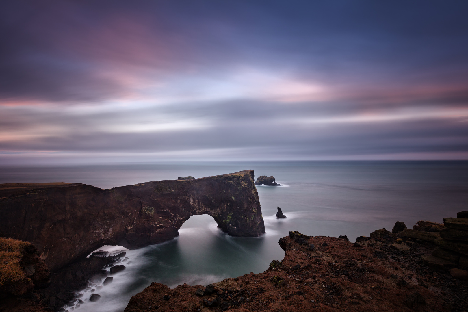 [dyrhólaey...] Foto & Bild island., sonnenuntergang, wasser Bilder