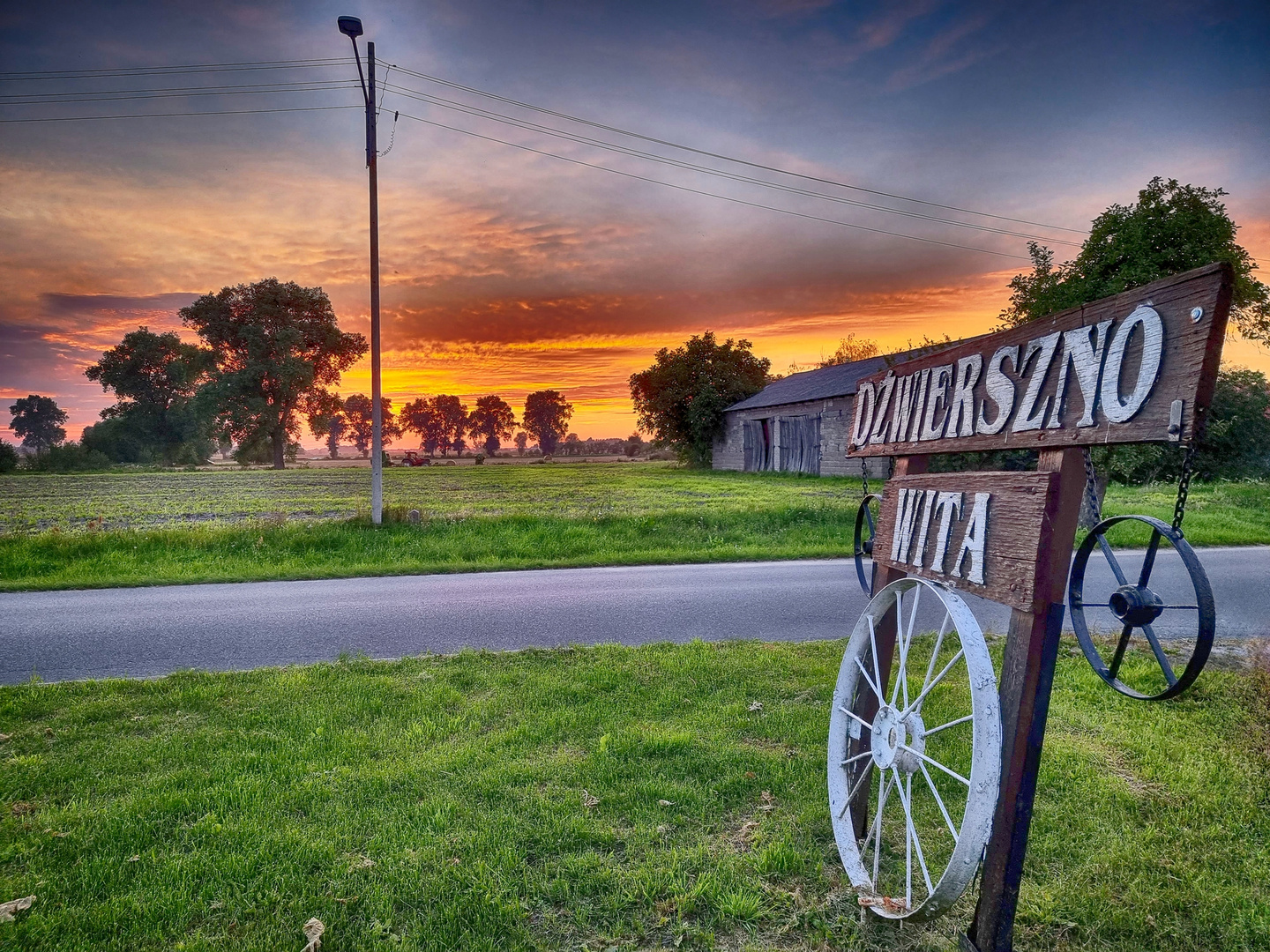 Dzwierszno Male Sunset (HDR)