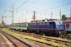 E 10 121 in KKR (Krefeld Hbf)