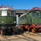  E 1824 und 104 011 im TEV Weimar 