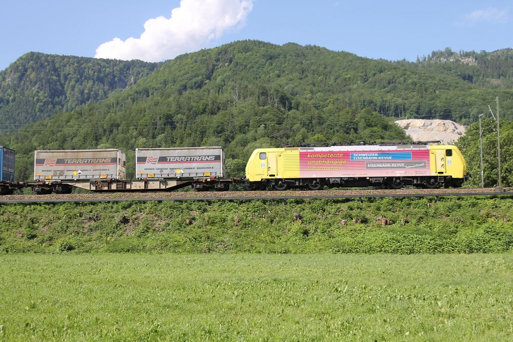 E 189 907 RT bei Oberaudorf/Bayern