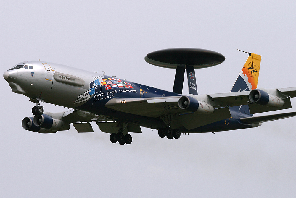 E3A Awacs Nato LXN90443 Foto & Bild luftfahrt, militärfliegerei