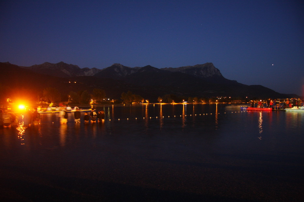 è ancora notte al lago