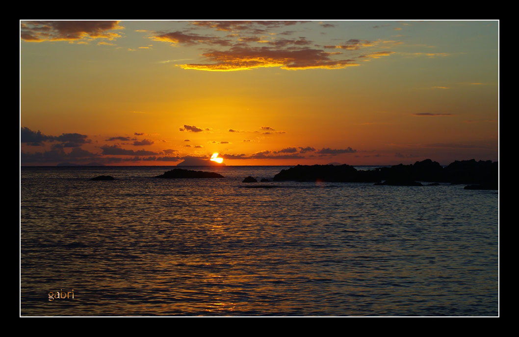 E il sole va a dormire...