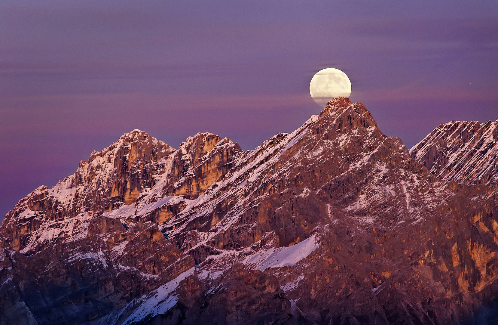 ..e la luna spuntò