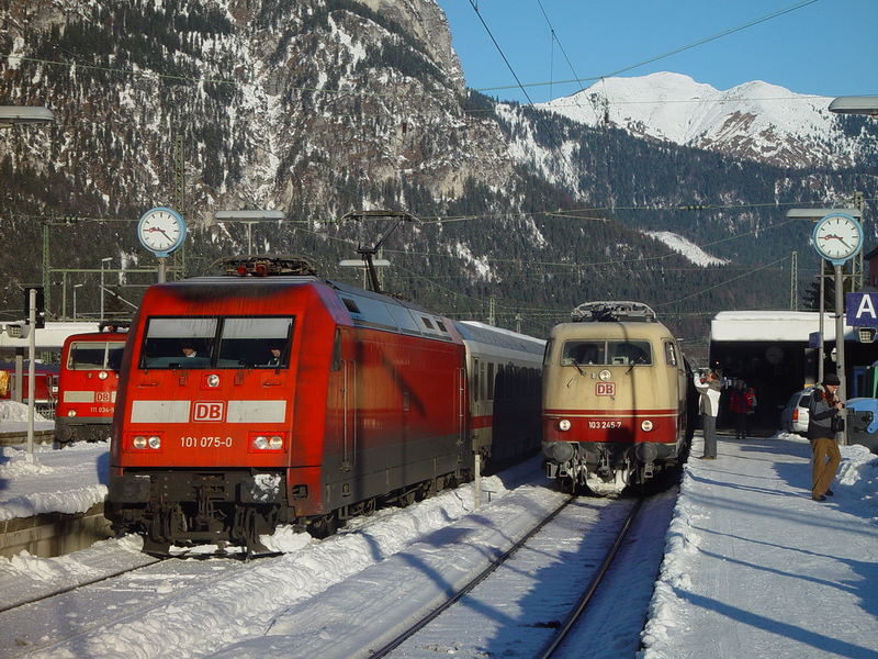 E Lok Treffen in Garmisch am 14.01.06