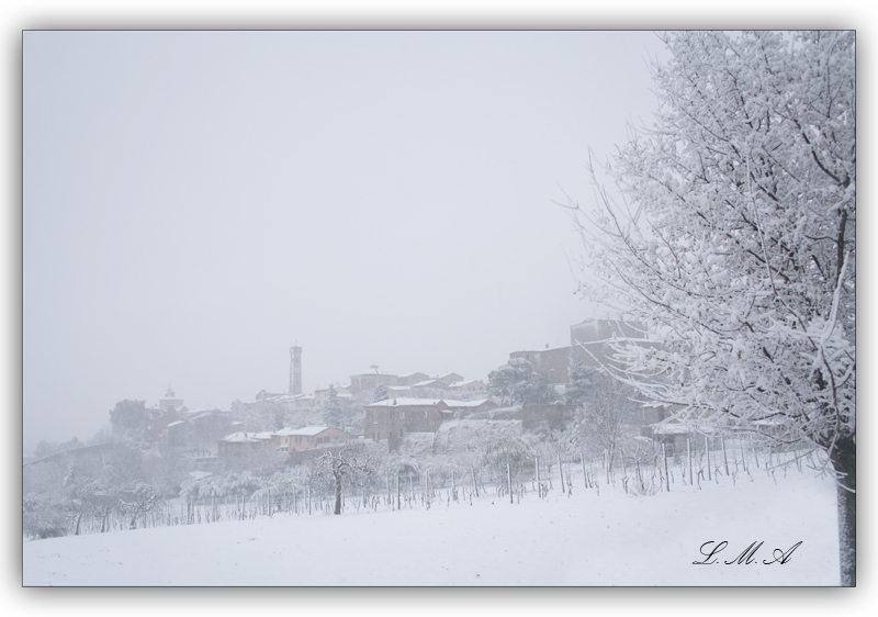 e nevicava