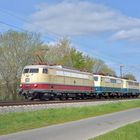 E03 001 zusammen mit 111 001 + 140 423-5 --DB Museum-- am 22.04.21 in Nordbögge