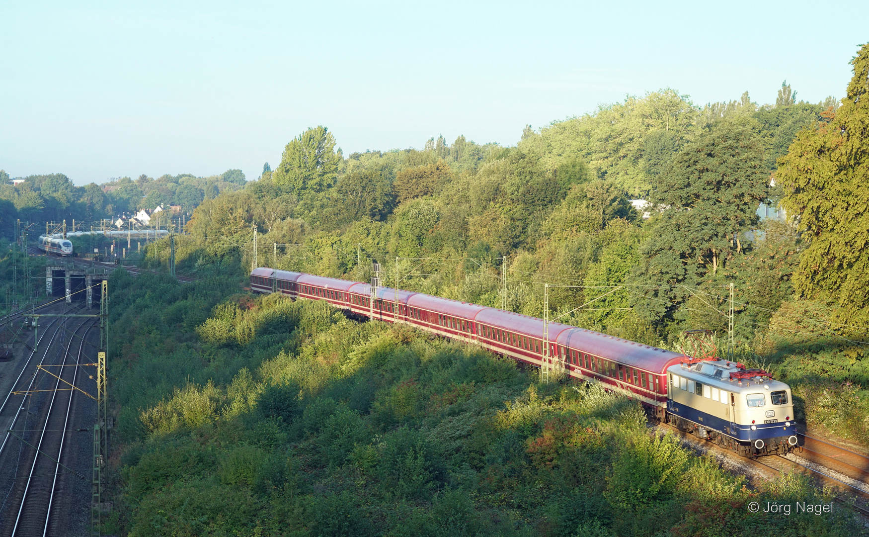 E10 1239 auf dem Weg nach Hamburg