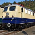 E10 1239 in Rheingoldlackierung im Eisenbahnmuseum Dahlhausen