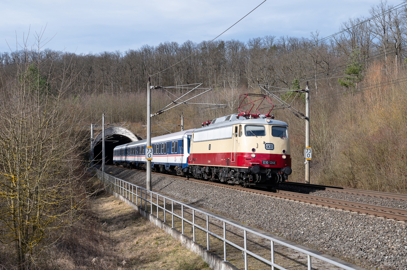 E10 1268 auf Schnellfahrt