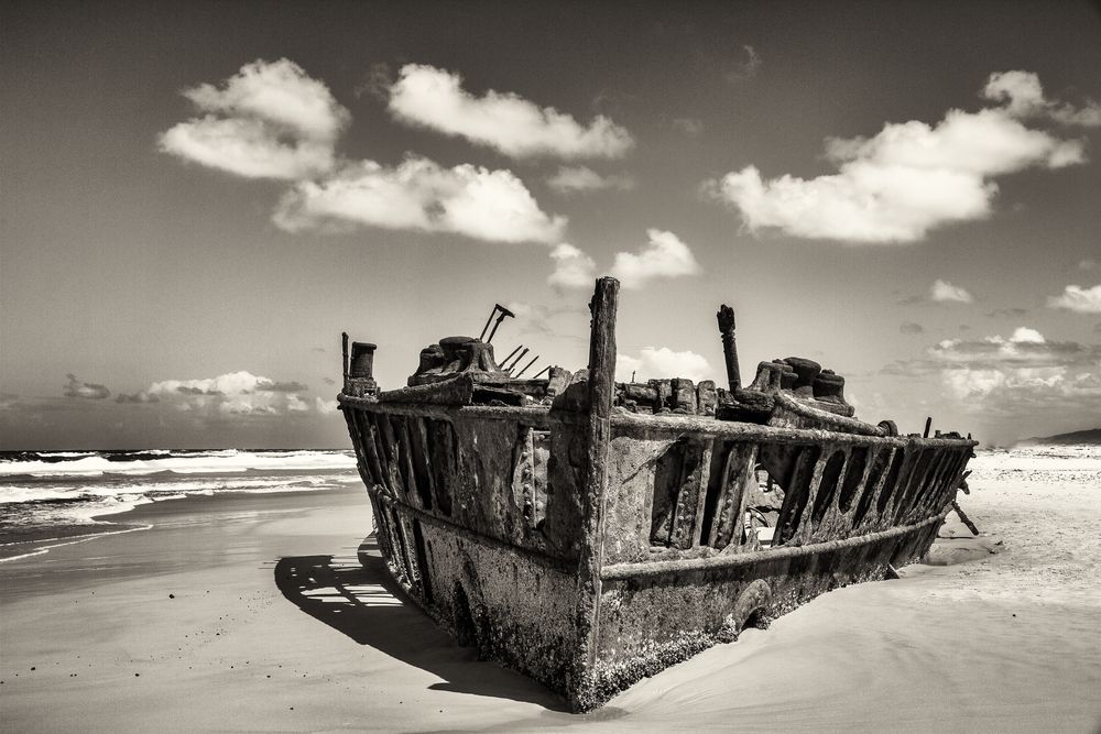 Fraser Island Maheno Wreck von Eckhard Beye 