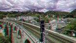 Viadukt (3D Anaglyphe) von Ingrid Ben